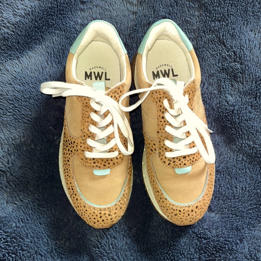 Super cute, sz. 6 Madewell Trainer Sneakers- never worn!